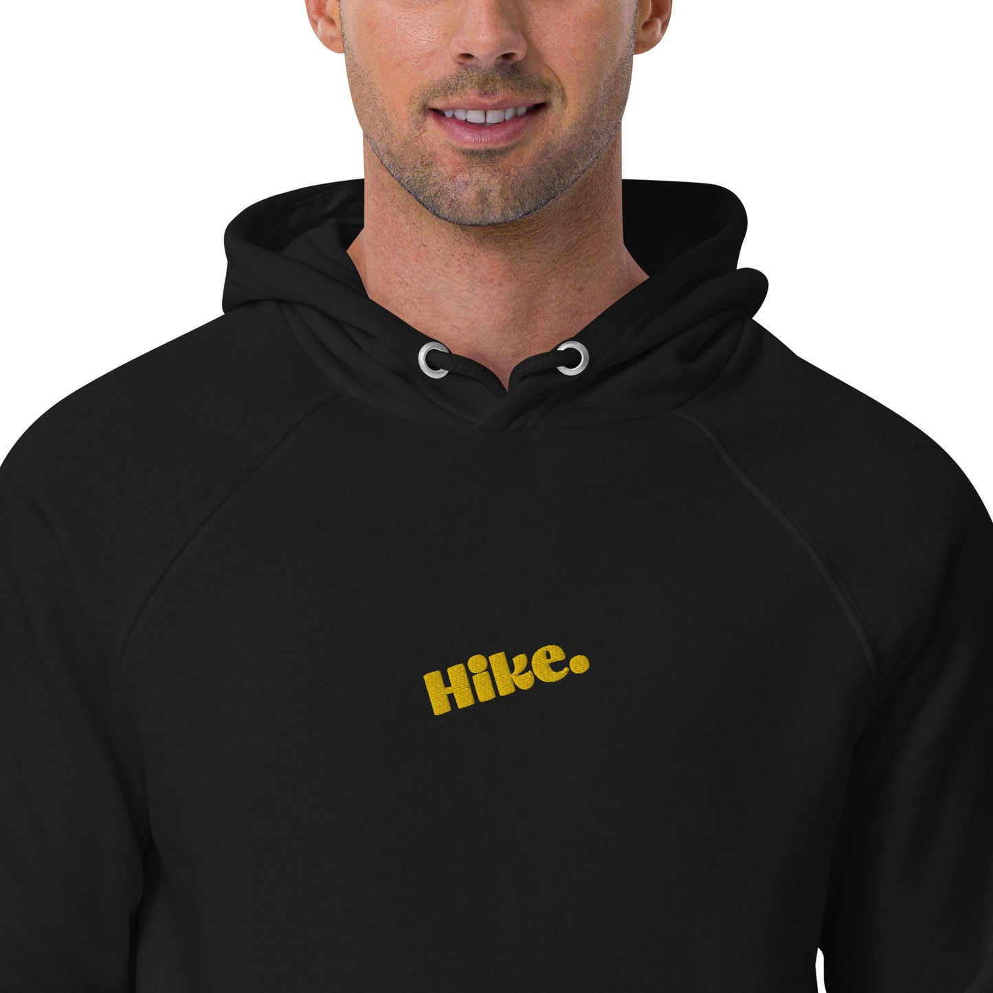 Hike. Embroidered Organic Hoodie