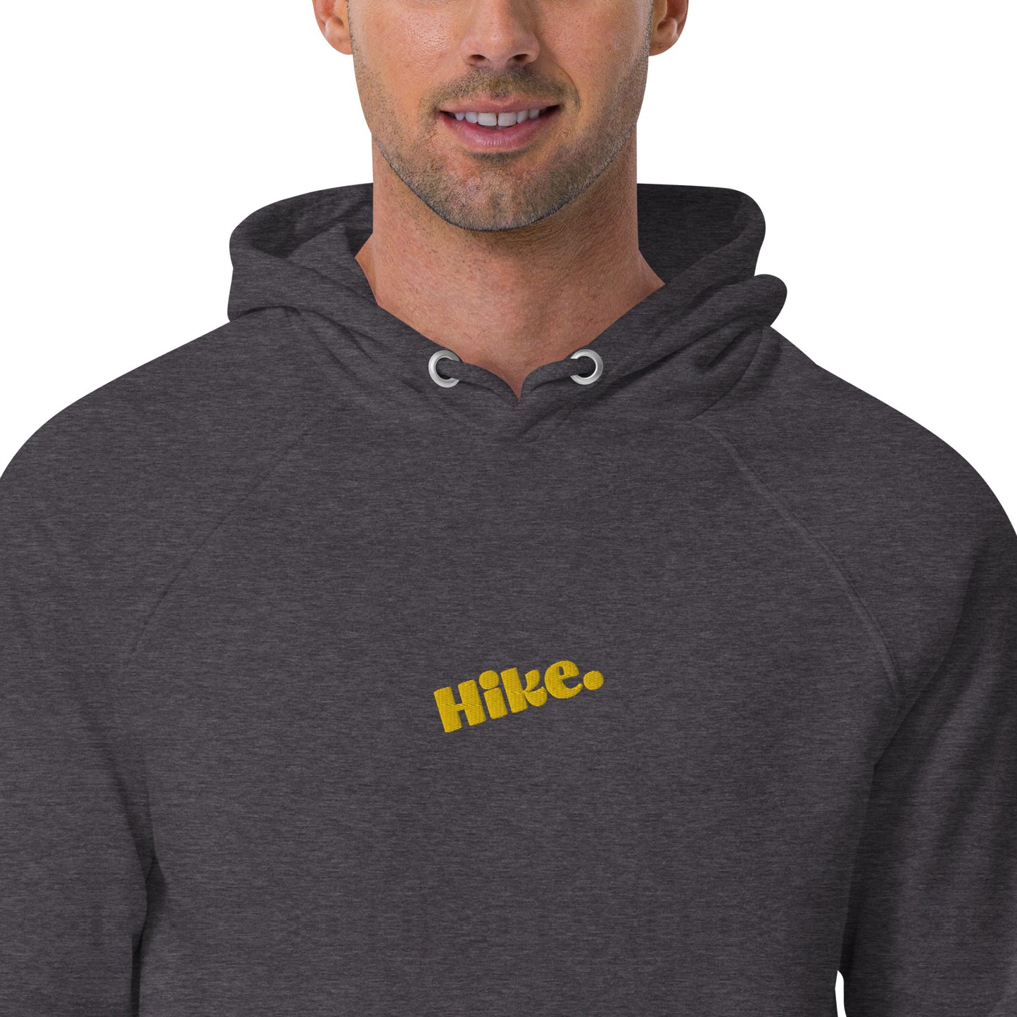 Hike. Embroidered Organic Hoodie