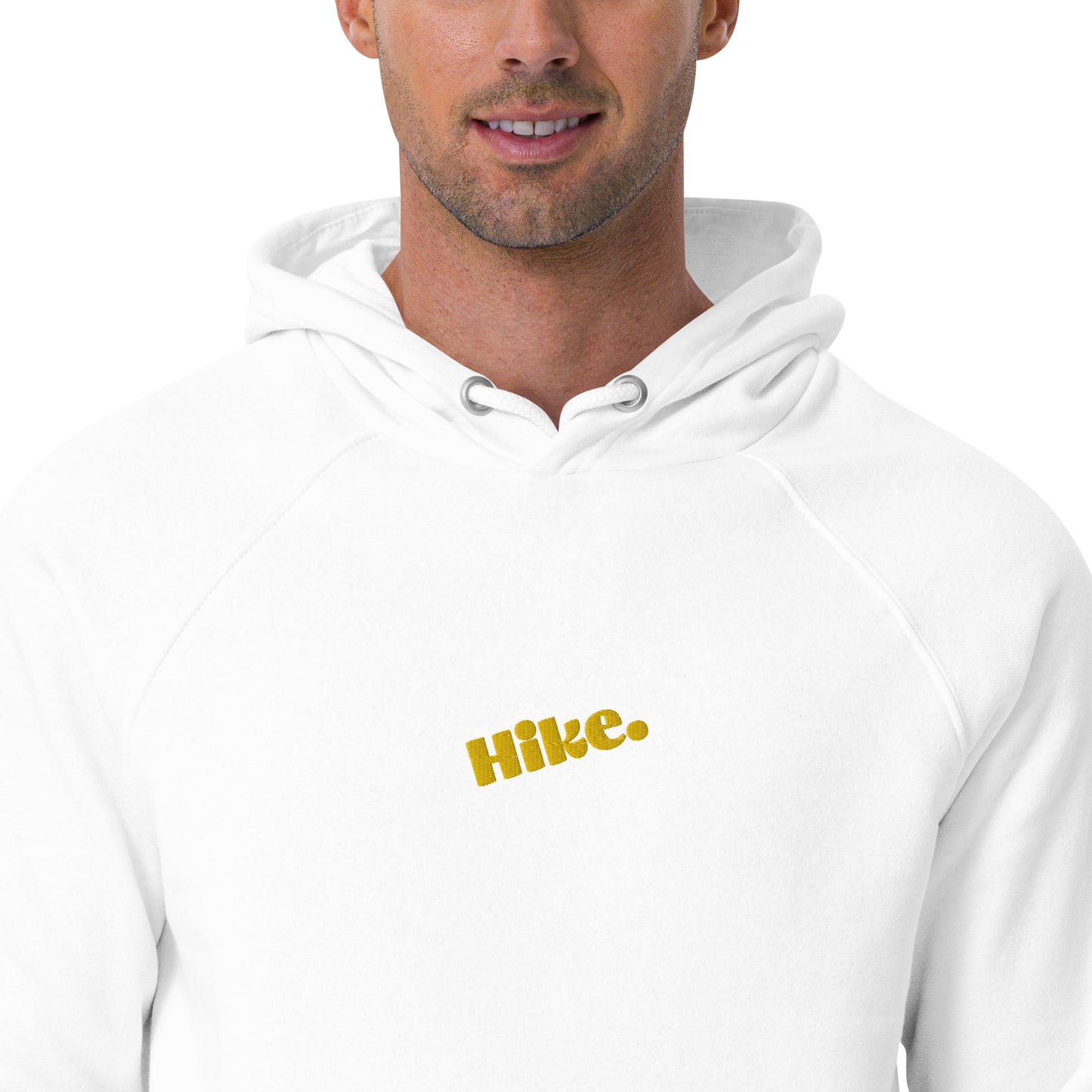 Hike. Embroidered Organic Hoodie