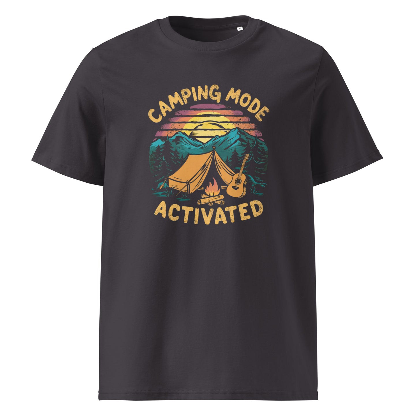 Camping Mode Activated Organic T-shirt