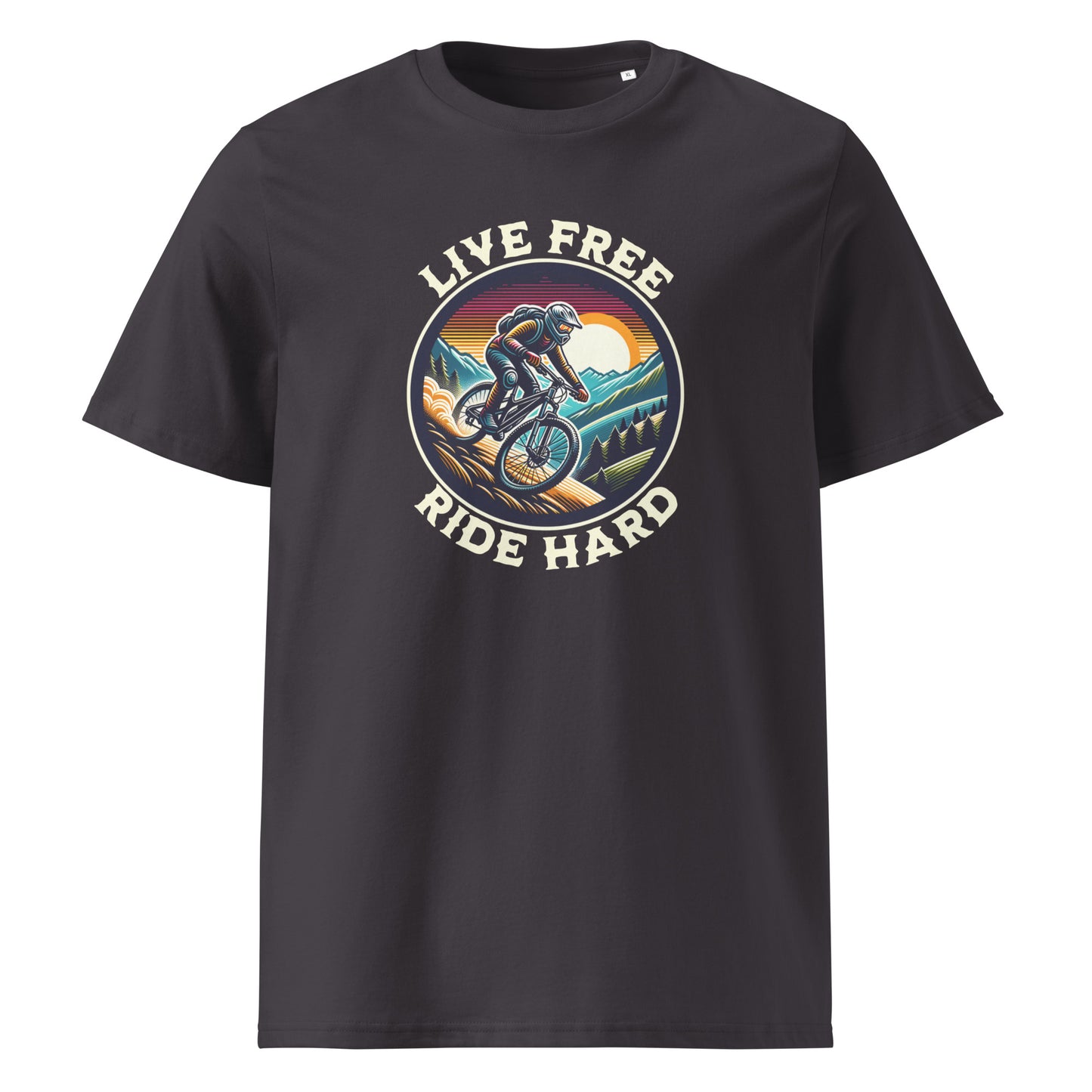 Live Free Ride Hard Organic T-shirt