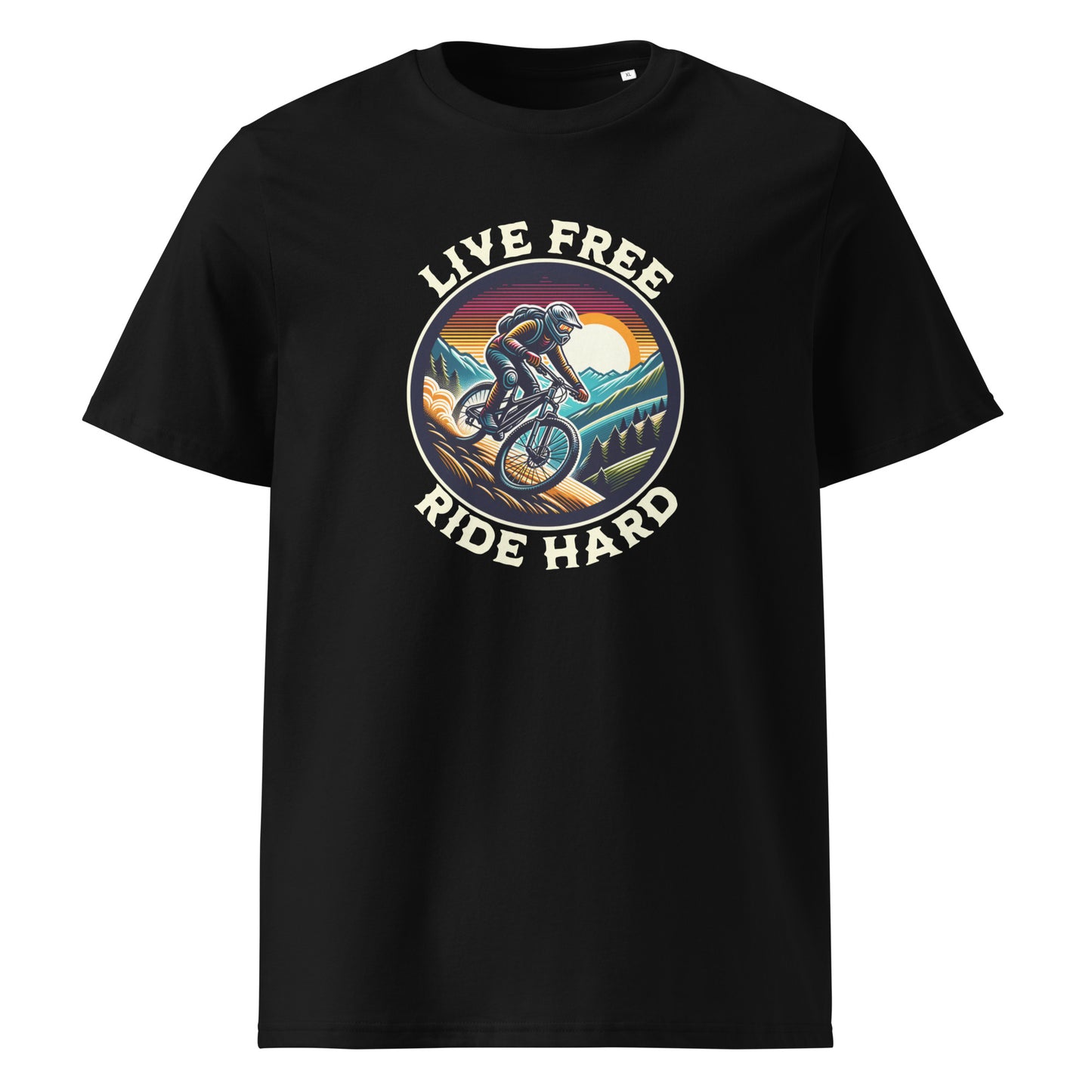 Live Free Ride Hard Organic T-shirt