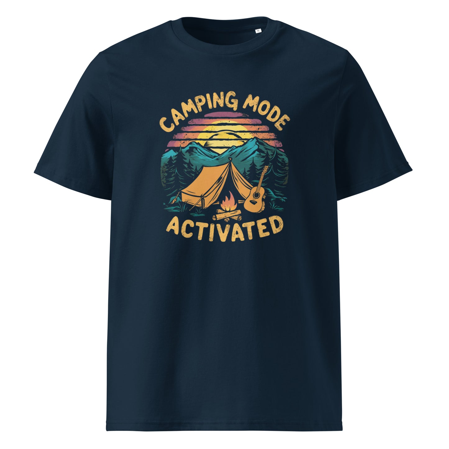 Camping Mode Activated Organic T-shirt