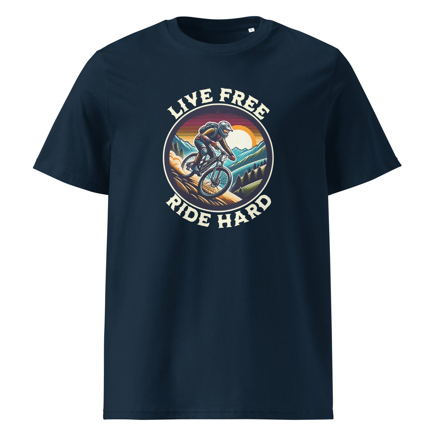 Live Free Ride Hard Organic T-shirt