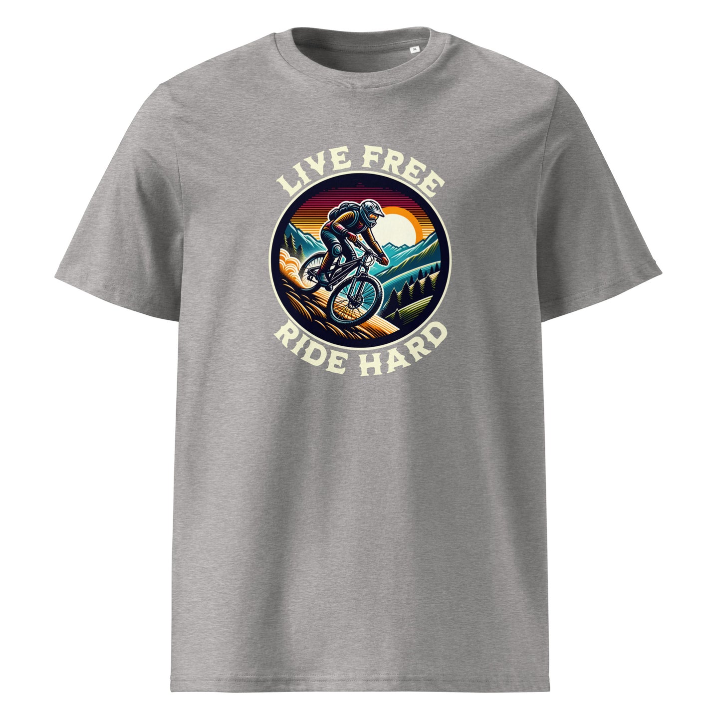 Live Free Ride Hard Organic T-shirt